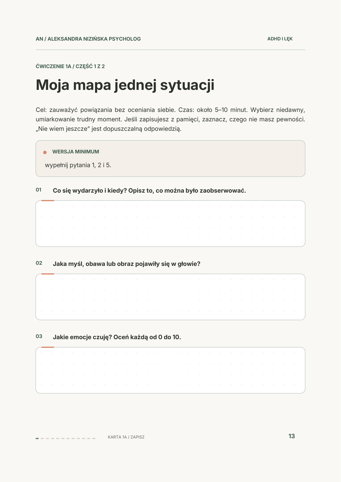 Przykładowa strona workbooka