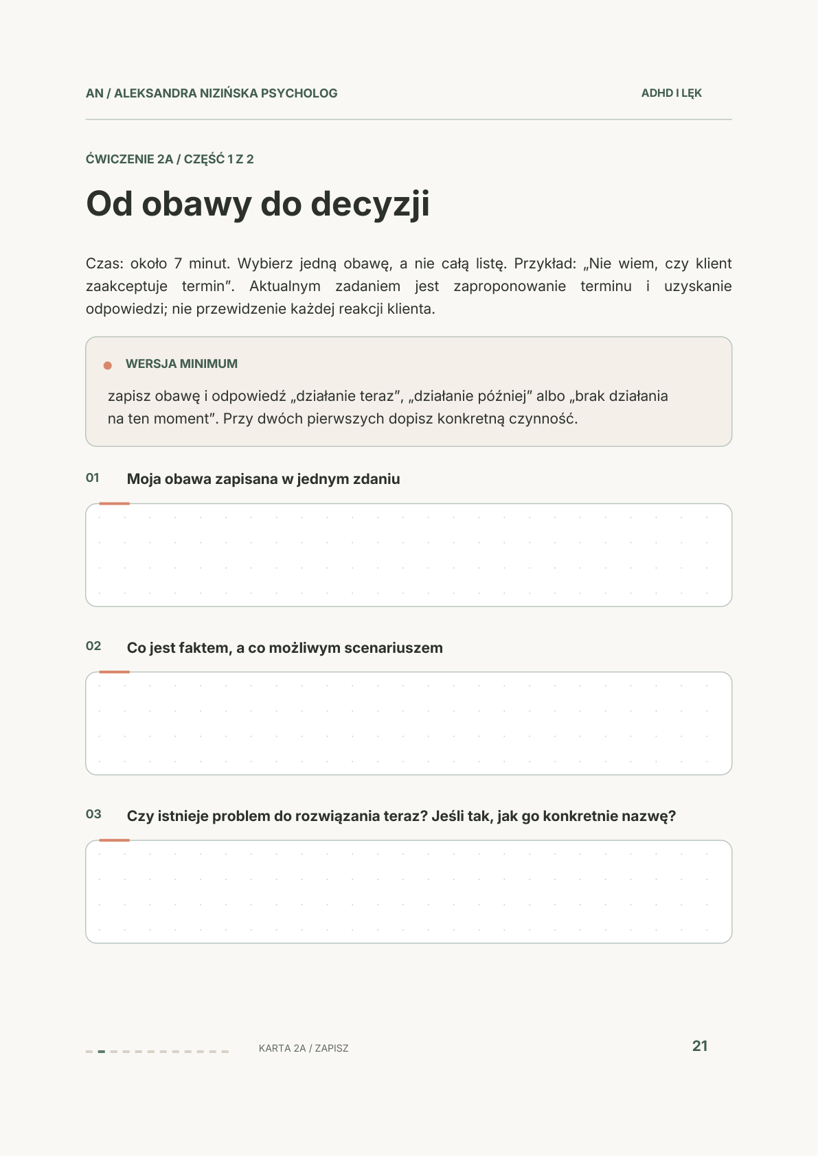 Podgląd strony workbooka